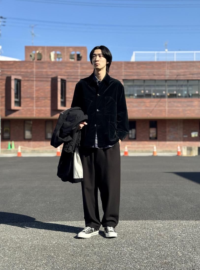 COMME des GARCONS HOMME】ウールサージ製品縮絨コート - DOGDAYS