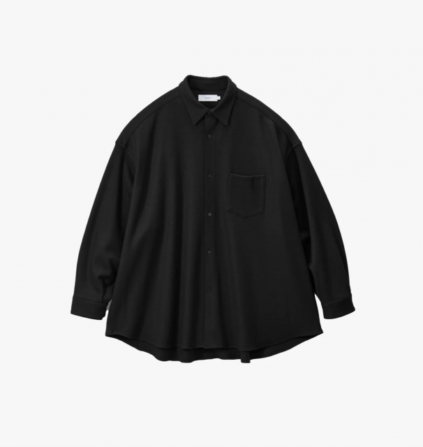 <img class='new_mark_img1' src='https://img.shop-pro.jp/img/new/icons8.gif' style='border:none;display:inline;margin:0px;padding:0px;width:auto;' />GraphpaperWool Smooth Flannel Oversized Regular Collar Shirt