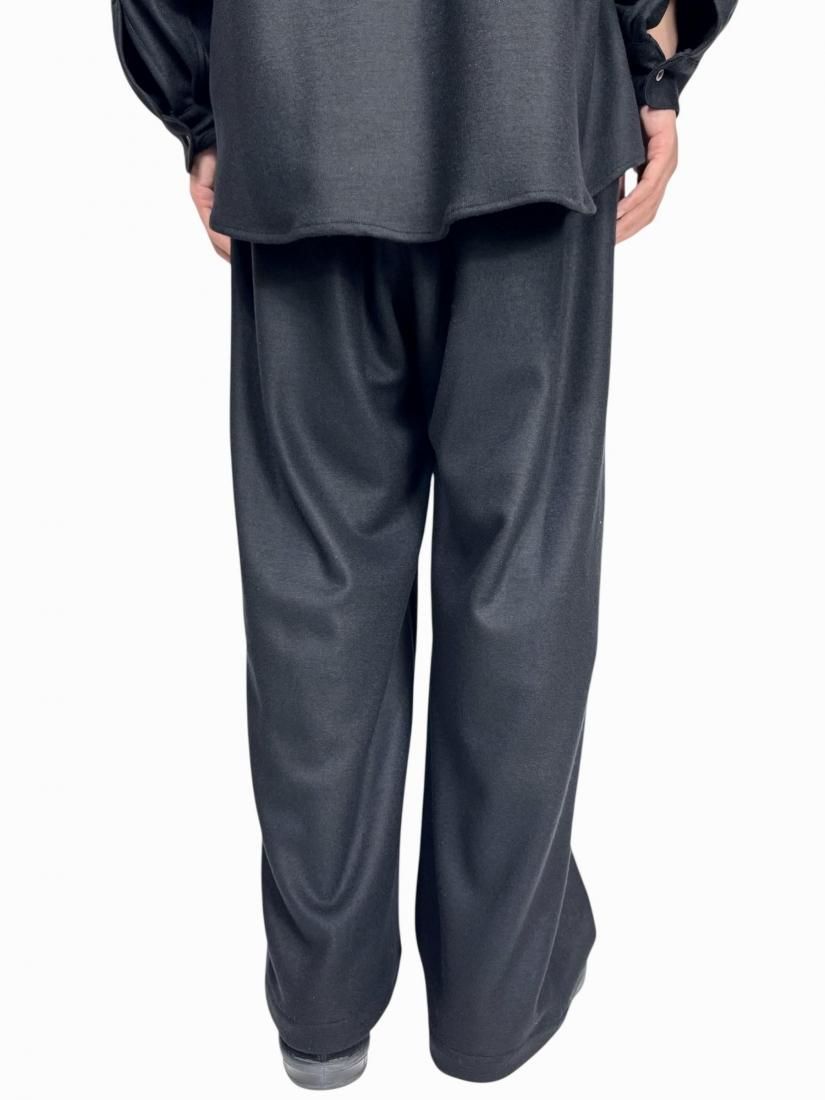 Graphpaper】Wool Smooth Flannel Easy Wide Pants - DOGDAYS