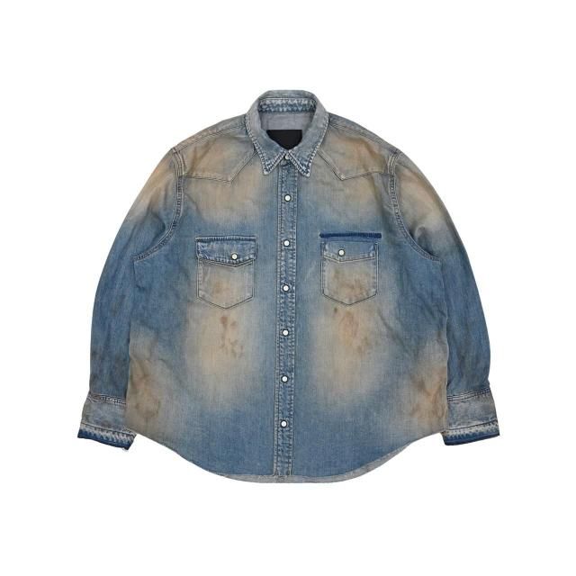 <img class='new_mark_img1' src='https://img.shop-pro.jp/img/new/icons8.gif' style='border:none;display:inline;margin:0px;padding:0px;width:auto;' /> MIYAGIHIDETAKA Denim Shirt