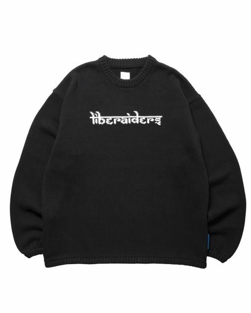 <img class='new_mark_img1' src='https://img.shop-pro.jp/img/new/icons8.gif' style='border:none;display:inline;margin:0px;padding:0px;width:auto;' /> Liberaiders WOVEN LOGO KNIT SWEATER