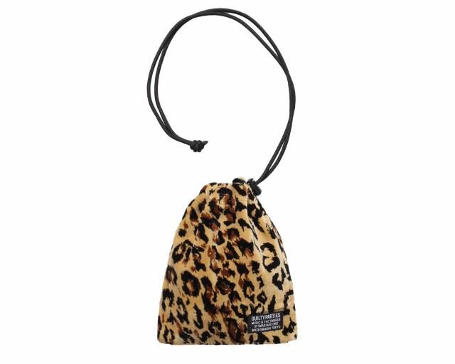 <img class='new_mark_img1' src='https://img.shop-pro.jp/img/new/icons8.gif' style='border:none;display:inline;margin:0px;padding:0px;width:auto;' />WACKO MARIALEOPARD VELOUR DRAWSTRING BAG