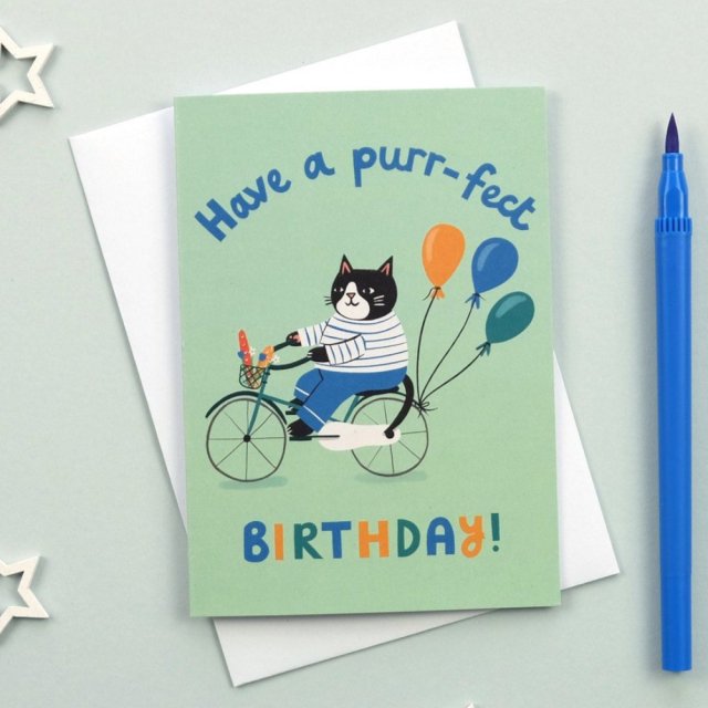 ڥåɡHave A Purr-fect Birthday!Nat Ellis Illustration