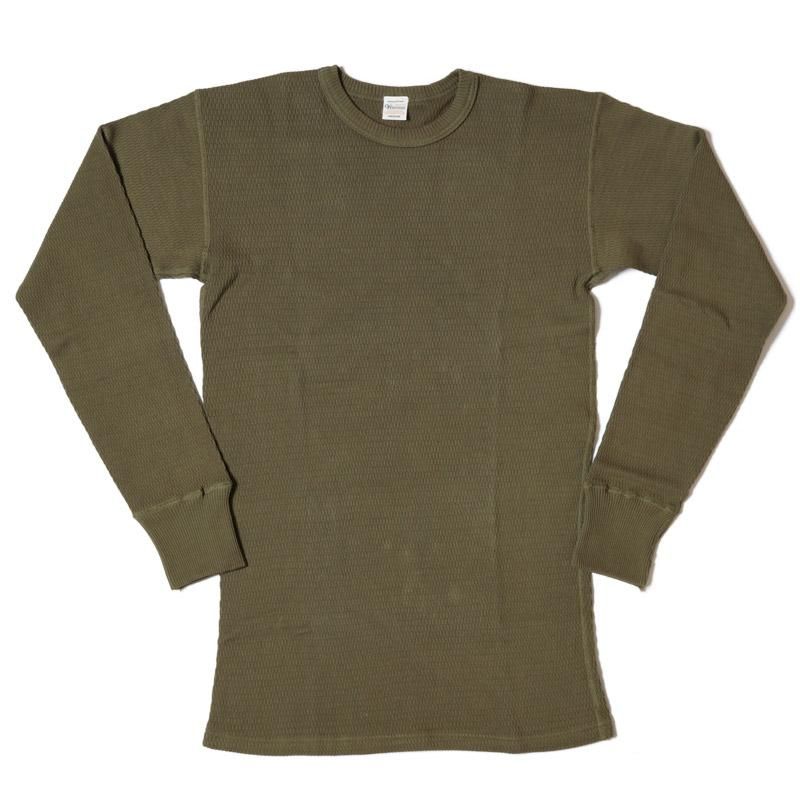 WAREHOUSE & CO. / Lot 5903 4本針クルーネックワッフル長袖T WAREHOUSE & CO. / Lot 5903 4本針クルーネックワッフル長袖T