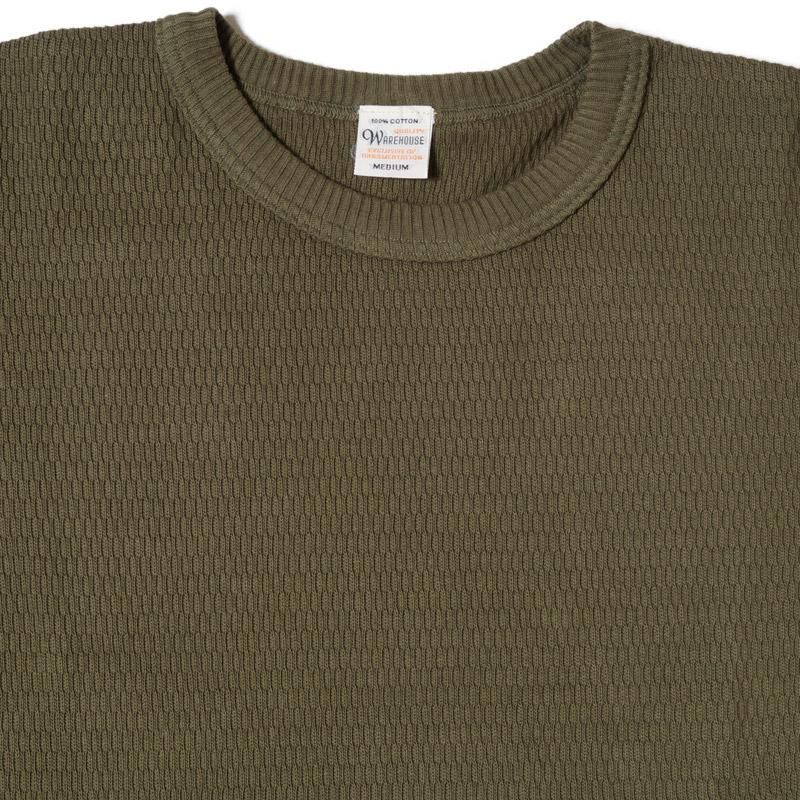 WAREHOUSE & CO. / Lot 5903 4本針クルーネックワッフル長袖T WAREHOUSE & CO. / Lot 5903 4本針クルーネックワッフル長袖T