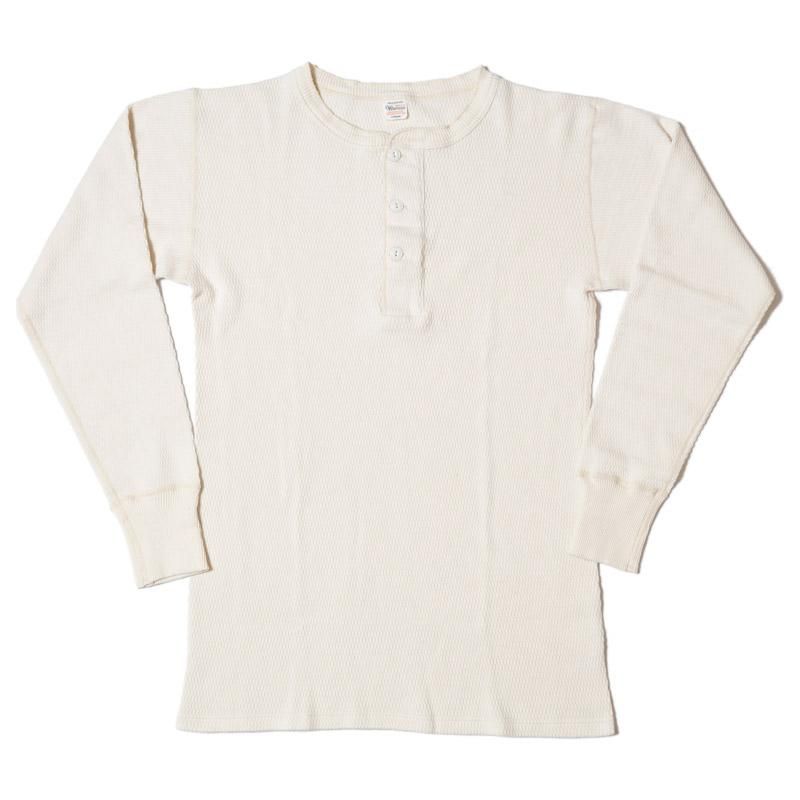 WAREHOUSE & CO. / Lot 5904 4本針ヘンリーネックワッフル長袖T WAREHOUSE & CO. / Lot 5904 4本針ヘンリーネックワッフル長袖T