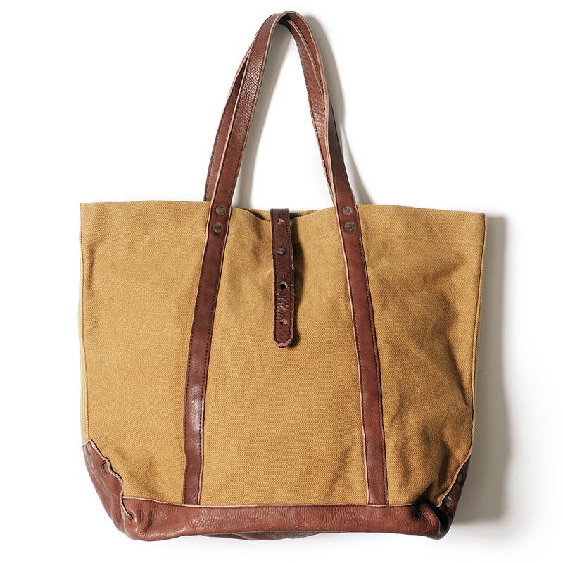 WAREHOUSE & CO. / Lot 5220 LEATHER ＆ CANVAS TOTE BAG - WAREHOUSE＆CO.