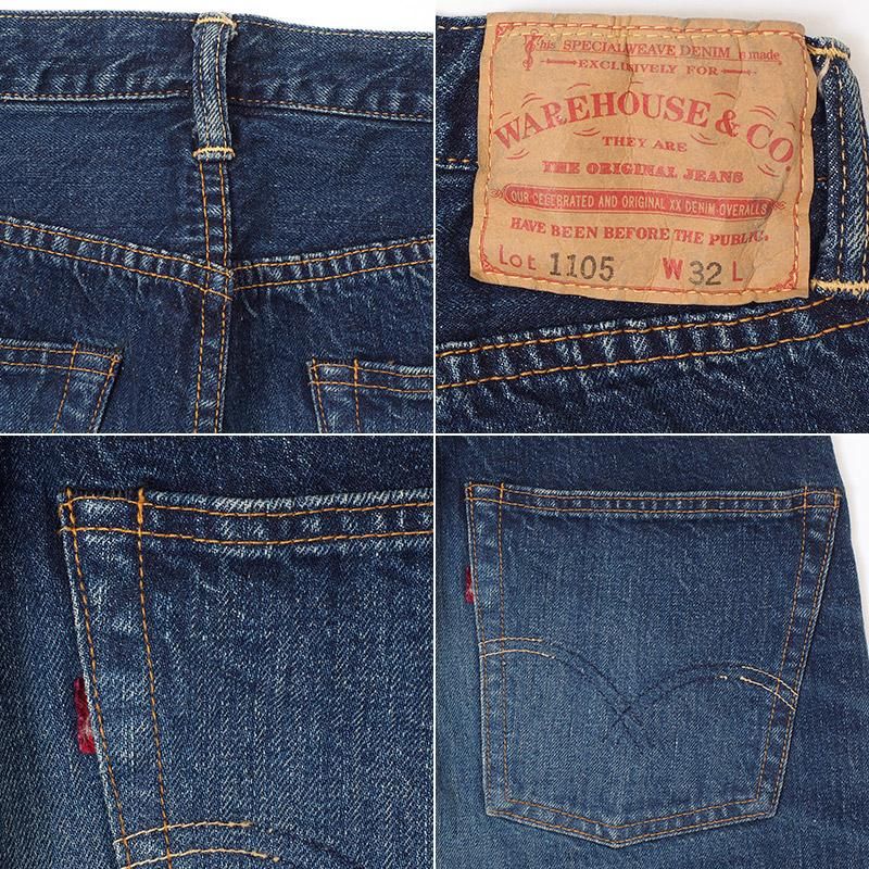WAREHOUSE & CO. / 2ND-HAND 1105 (USED WASH 濃) - WAREHOUSE&CO. WAREHOUSE & CO. / 2ND-HAND 1105 (USED WASH 濃) - WAREHOUSE&CO.