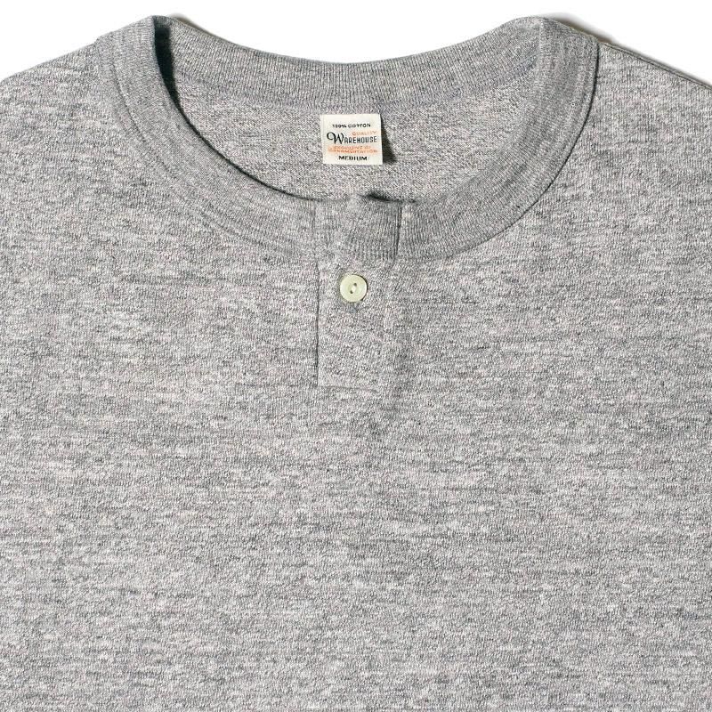 WAREHOUSE & CO. / Lot 4082 1ボタンヘンリーネックT 無地