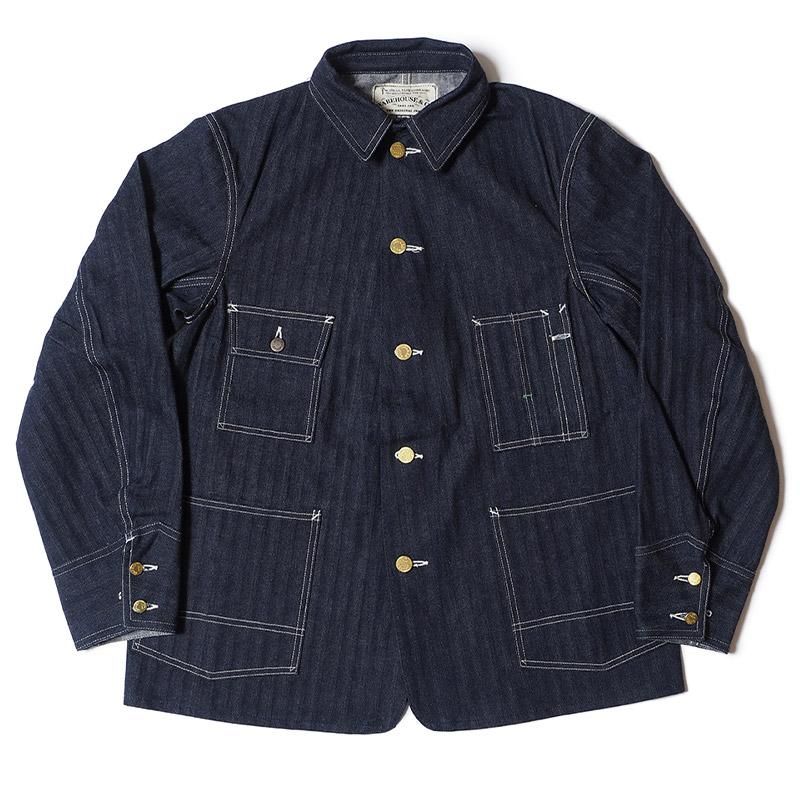 WAREHOUSE & CO. / Lot 2165 INDIGO HERRINGBONE COVERALL WITH ...