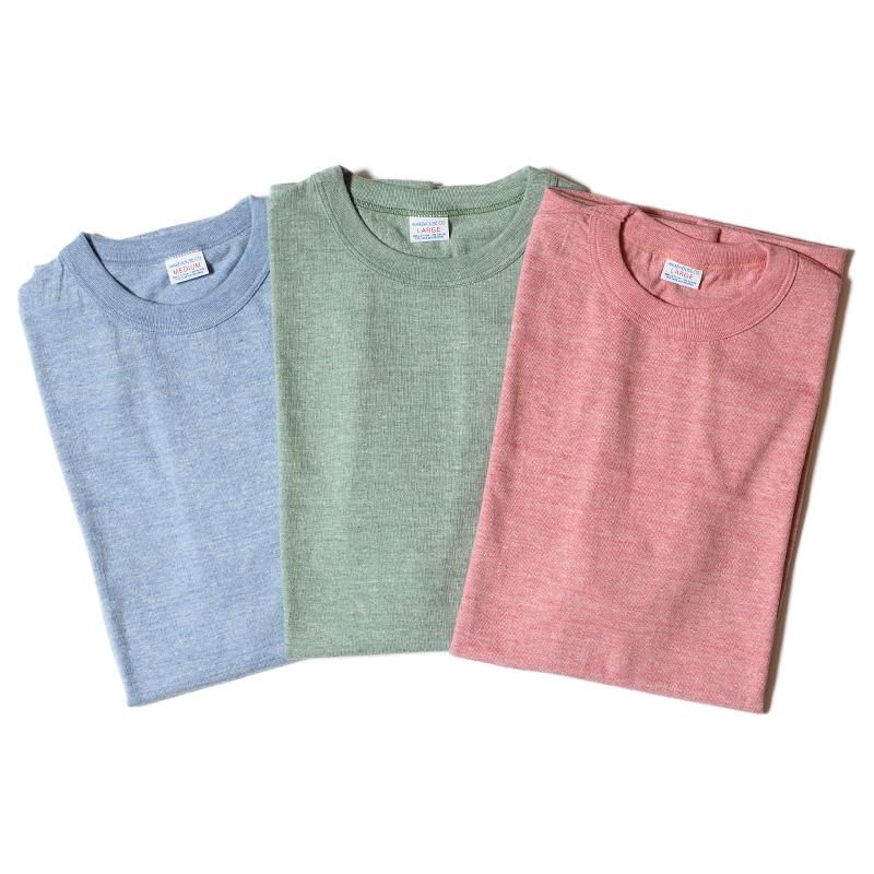 WAREHOUSE & CO. / Lot 4096 88/12杢クルーネックT 無地 WAREHOUSE & CO. / Lot 4096 88/12杢クルーネックT 無地