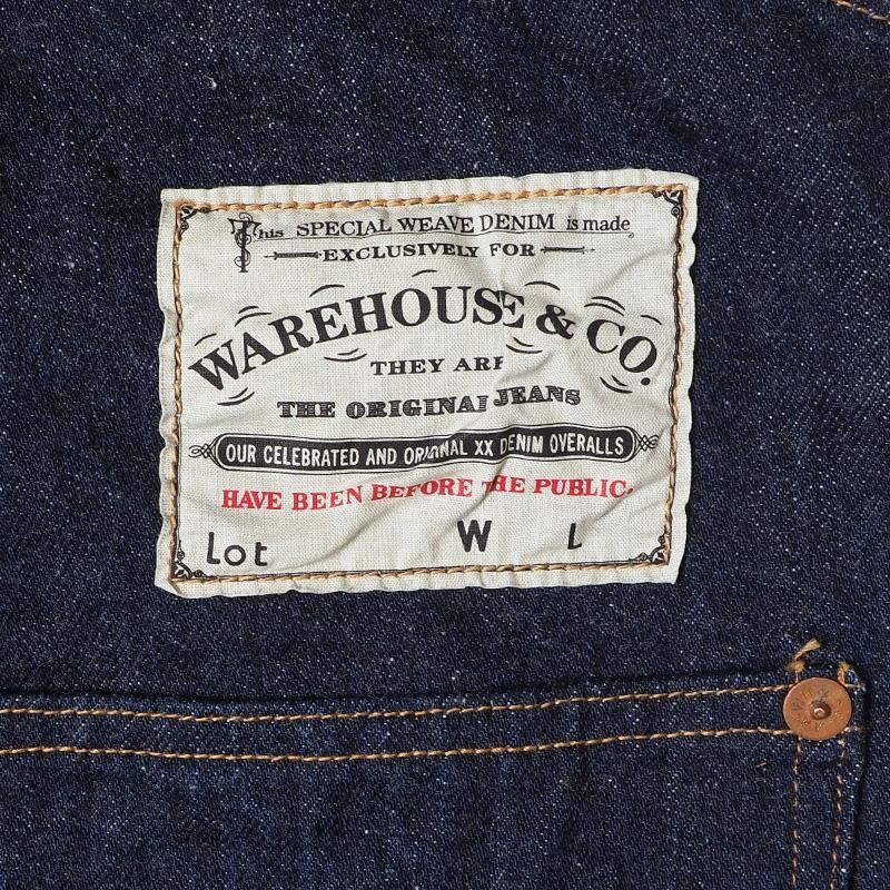 [ご予約商品] WAREHOUSE & CO. / Lot 2ND-HAND 1006XX NO.1DENIM OVERALL(ONE WASH) -  WAREHOUSE＆CO.