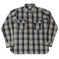 WAREHOUSE & CO. / Lot 3022 FLANNEL SHIRTS WITH CHINSTRAP G柄 ONE WASH 【2022 MODEL】