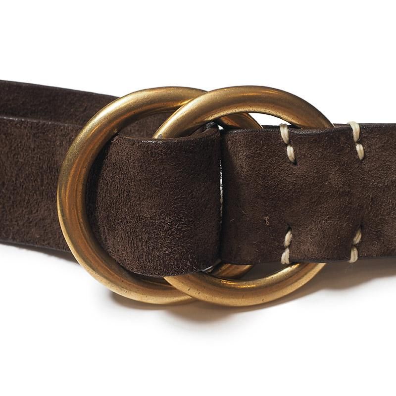 WAREHOUSE & CO. / Lot 6044 SUEDE W RING BELT - WAREHOUSE＆CO.