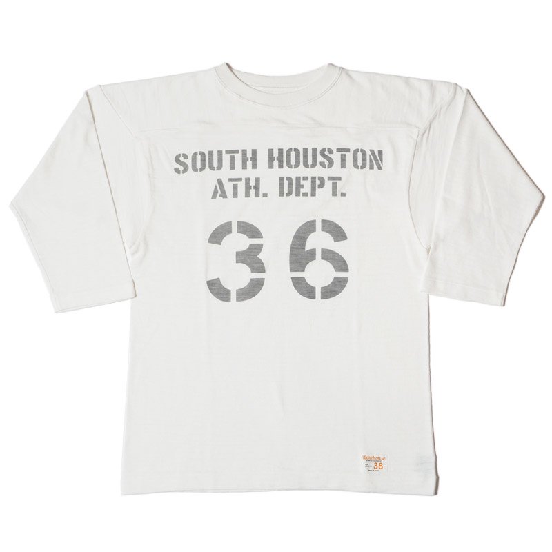 WAREHOUSE & CO. / Lot 4063 7分袖フットボールT SOUTH HOUSTON - WAREHOUSE＆CO.