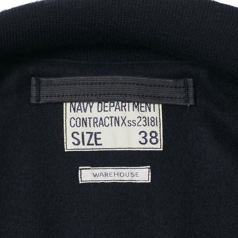 WAREHOUSE & CO. / Lot 2208 U.S.NAVY 6HOOK DECK JACKET NAVY WAREHOUSE & CO. / Lot 2208 U.S.NAVY 6HOOK DECK JACKET NAVY
