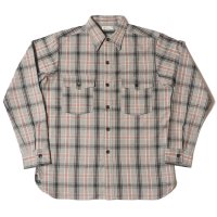 WAREHOUSE & CO. / Lot 3022 FLANNEL SHIRTS WITH CHINSTRAP F柄 NON WASH