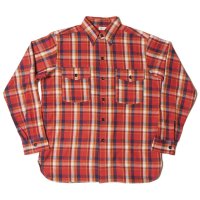 WAREHOUSE & CO. / Lot 3022 FLANNEL SHIRTS WITH CHINSTRAP G柄 NON WASH