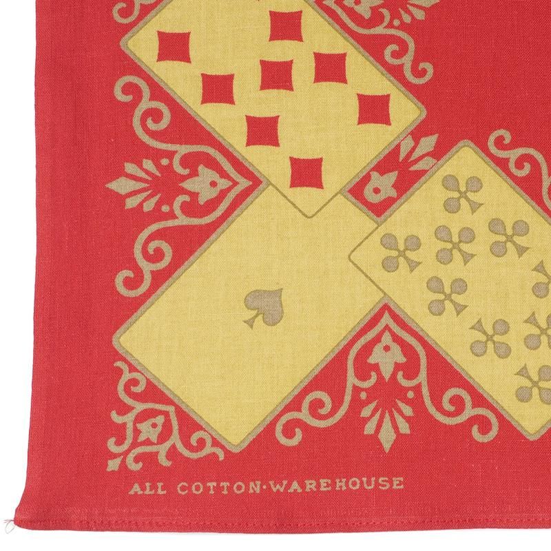 WAREHOUSE & CO. / Lot 5240 SELVEDGE BANDANA(TRUMP PATTERN WAREHOUSE & CO. / Lot 5240 SELVEDGE BANDANA(TRUMP PATTERN