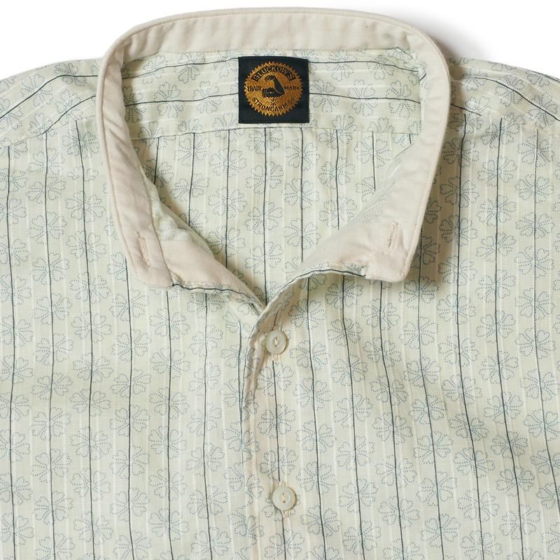 John Gluckow / Lot JG-23S The Hudson Shirt with Dot Floral