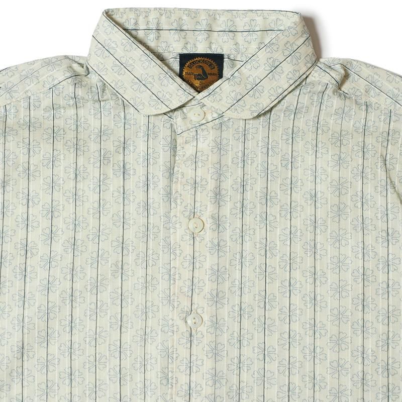 ウエアハウス ジョングラッコー 長袖 フラワー ストライプ シャツ ホワイト 楽天市場】ジョングラッコー JG-23S The Hudson Shirt with Dot