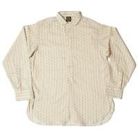 ウエアハウス ジョングラッコー 長袖 フラワー ストライプ シャツ ホワイト ウエアハウス ジョングラッコー 長袖 フラワー ストライプ