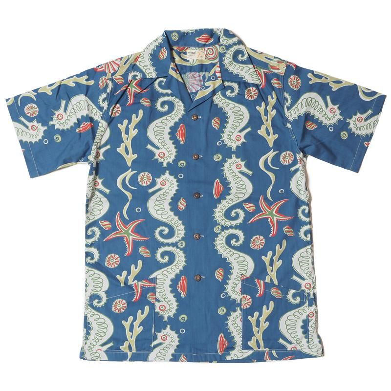 ジョングラッコー Lot JG-19 Seahorse vs Starfish John Gluckow / Lot JG-19 Seahorse vs Starfish Print Shirt