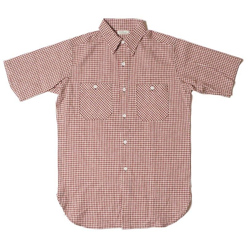 WAREHOUSE & CO. / Lot 3056 SHORT SLEEVE CHECK WORK SHIRTS A WAREHOUSE & CO. / Lot 3056 SHORT SLEEVE CHECK WORK SHIRTS A