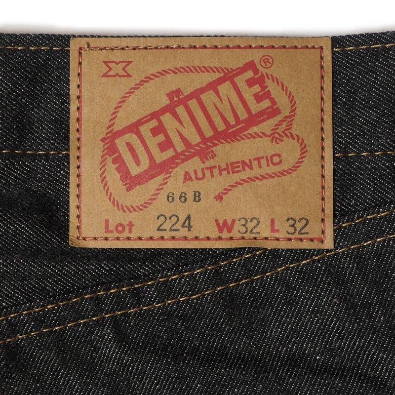 DENIME / Lot 224-66B (66MODEL) BLACK DENIM - WAREHOUSE&CO. DENIME / Lot 224-66B (66MODEL) BLACK DENIM - WAREHOUSE&CO.