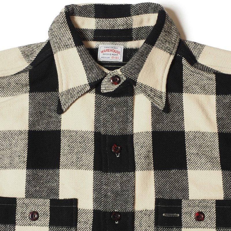 WAREHOUSE & CO. / Lot 3104 FLANNEL SHIRTS A柄 ONE WASH WAREHOUSE & CO. / Lot 3104 FLANNEL SHIRTS A柄 ONE WASH