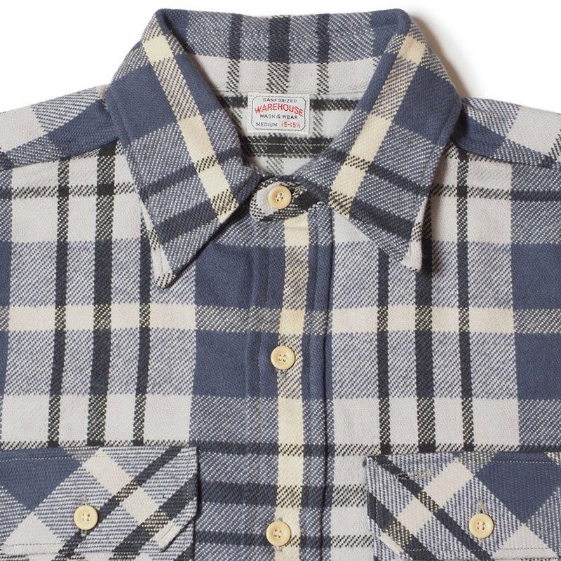 WAREHOUSE & CO. / Lot 3104 FLANNEL SHIRTS C柄 ONE WASH WAREHOUSE & CO. / Lot 3104 FLANNEL SHIRTS C柄 ONE WASH
