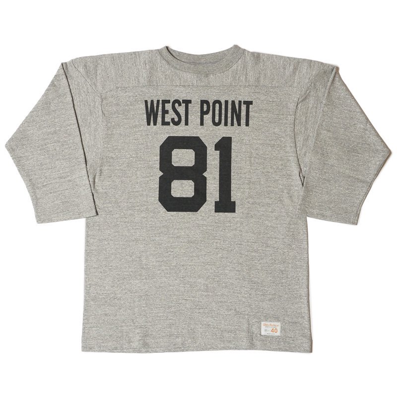 WAREHOUSE & CO. / Lot 4063 7分袖フットボールT WEST POINT - WAREHOUSE＆CO.