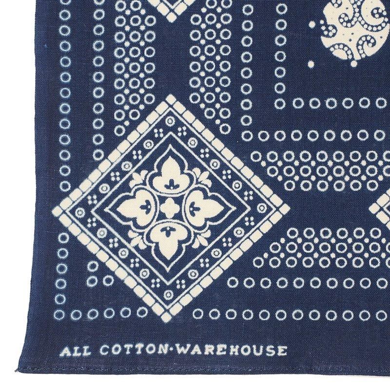 WAREHOUSE & CO. / Lot 5244 SELVEDGE BANDANA (GEOMETRIC