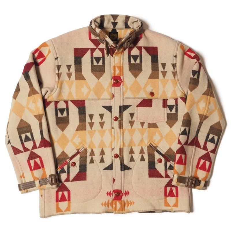 John Gluckow / Lot JG-32 John Gluckow STAG WOOL COAT - WAREHOUSE＆CO.