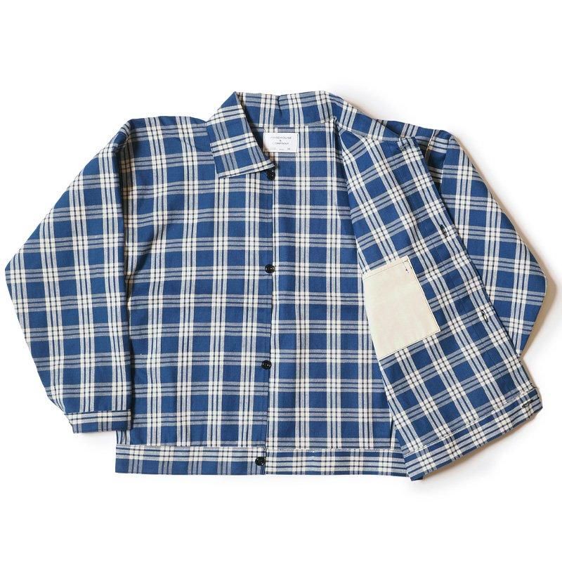 WAREHOUSE & CO. / Lot 2231 1900'S INDIGO BLUE and WHITE CHECK