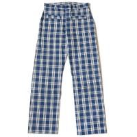 WAREHOUSE & CO. / Lot 1237 1900S INDIGO BLUE and WHITE CHECK WAIST OVERALL å 
