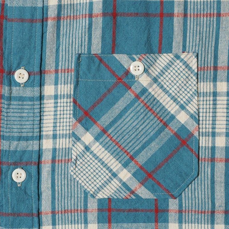 WAREHOUSE & CO. / Lot 3056 SHORT SLEEVE CHECK WORK SHIRTS B