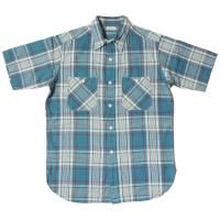 WAREHOUSE & CO. / Lot 3056 SHORT SLEEVE CHECK WORK SHIRTS B(å)