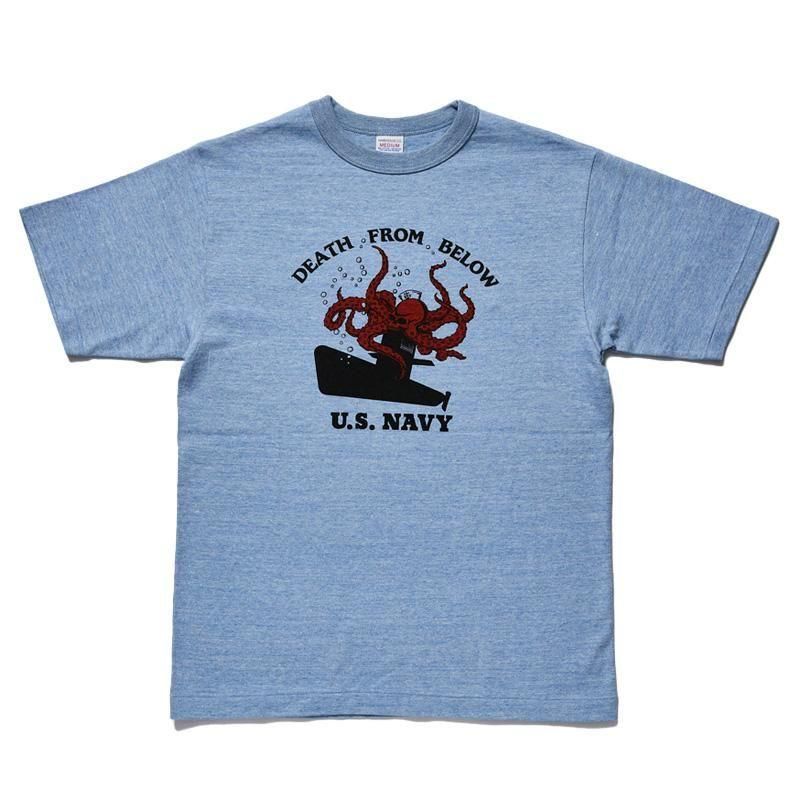 むぅ WAREHOUSE & CO. / Lot 4096 88/12杢クルーネックT DEATH FROM