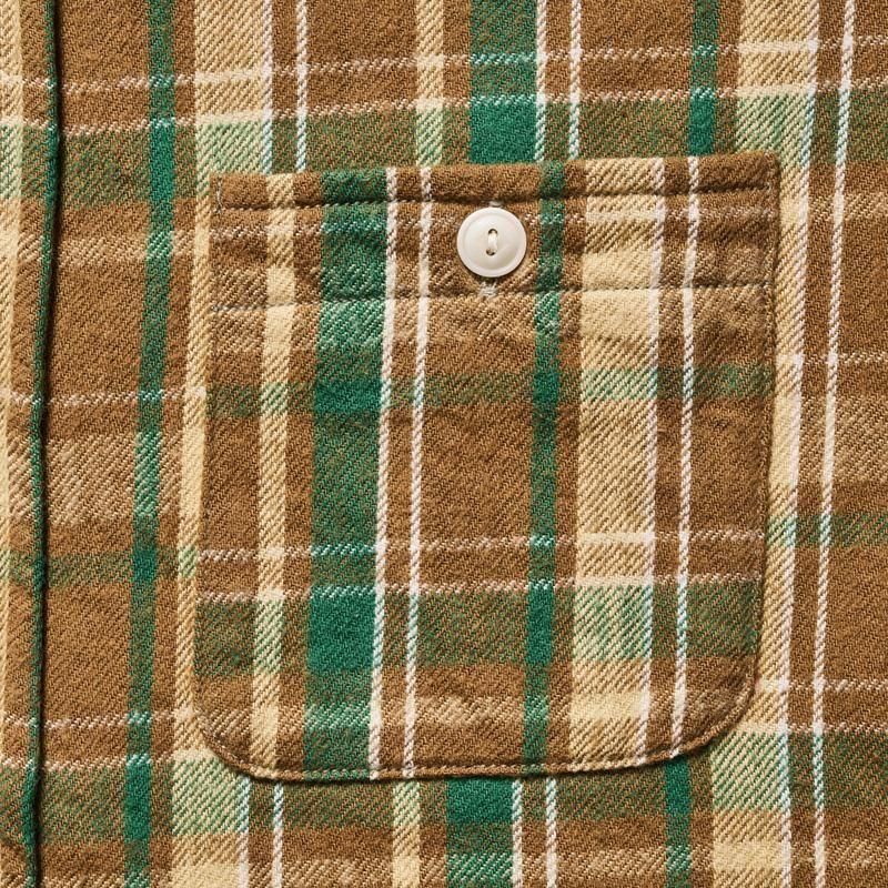 WAREHOUSE ジョングラッコー フランネルシャツ サイズ36 人気