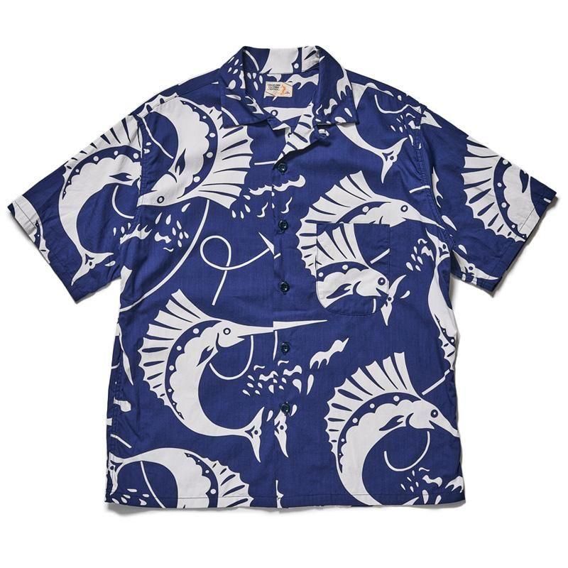 ジョングラッコー Lot JG-18 Sailfish Shirt John Gluckow / Lot JG-18 Sailfish Shirt ONE WASH