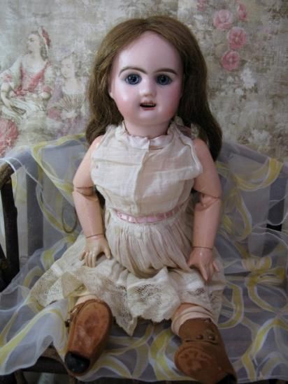 即納 超希少なフランス人形 アンティーク ビスクドール ラベリー アンド デルフィーユ Rabery Delphieu 44cm ビスクドール アンティークの通販店舗 ワールドドール