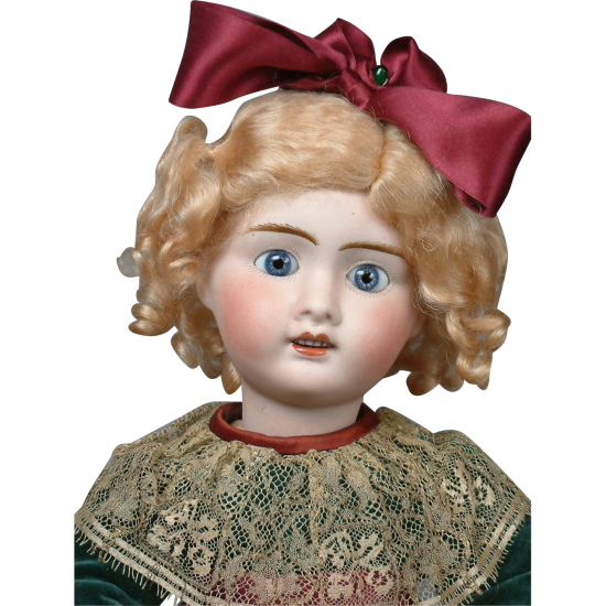 Fabulous French Jules Verlingue Antique Bisque Doll - ビスク Fabulous French Jules Verlingue Antique Bisque Doll - ビスク