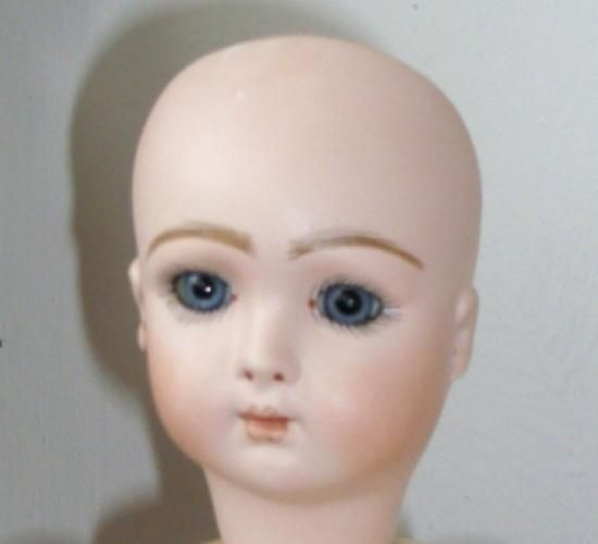 トリステ　ロングフェイスジュモー　リプロドール　38cm トリステ ロングフェイスジュモー リプロ （アンティークビスク