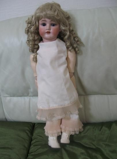 アンティーク　ビスクドール　シーリーズドール アンティーク ビスクドール S&H K*R 大きな子*** - メルカリ