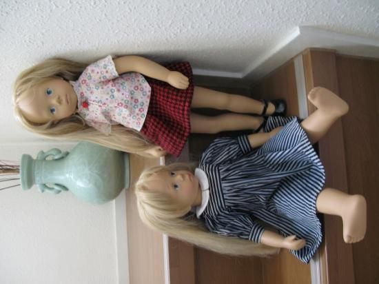 人形：ビンテージドール【シルビア・ナッテラ】②赤 Gotz 約48㎝