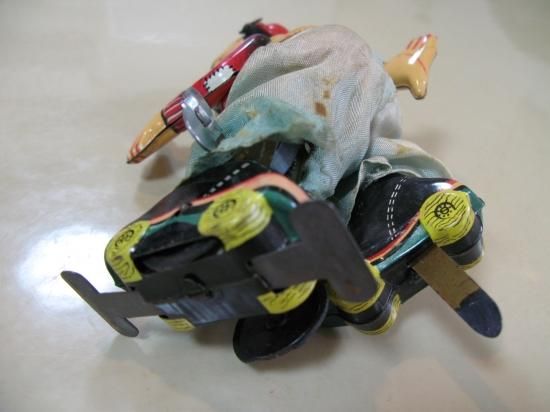 即納！ 完動 美品 ブリキ トープレ スケーター ピエロ TPS 北原