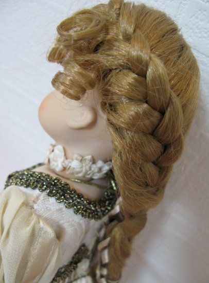 即納! 美品 イタリア製陶磁人形 アリアンナ オールビスクドール 29cm