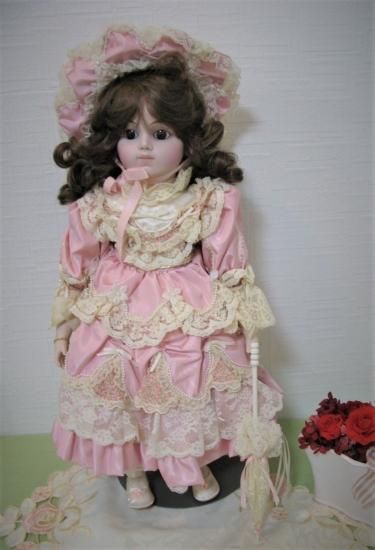 即納！ 高級 GORHAM オルゴール付ビスクドール ゴーハム Colette Thank