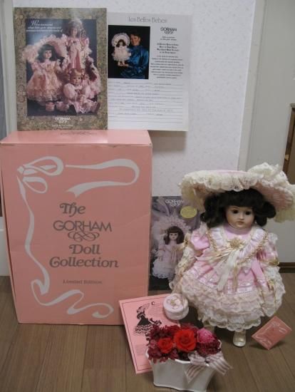 即納！未使用 新古品 GORHAM オルゴール付ビスクドール ゴーハム